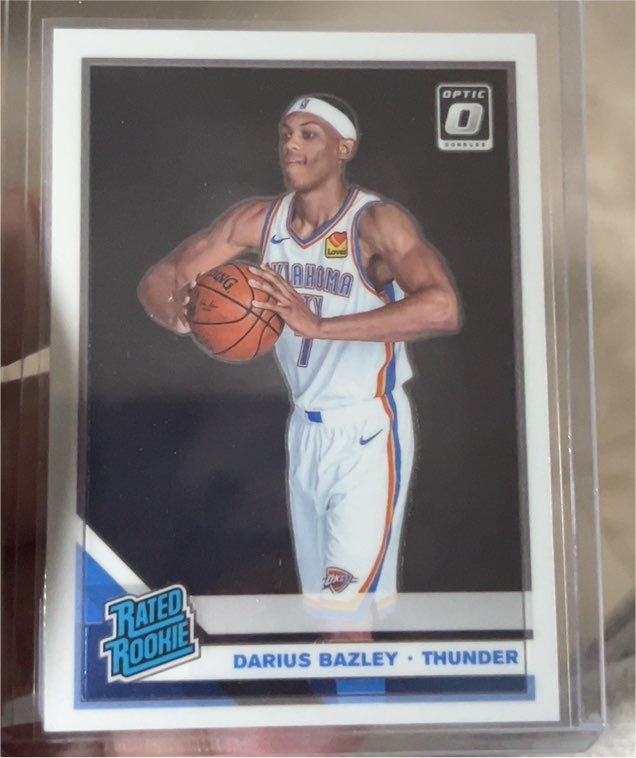 2019-20 Panini Donruss Optic #156 Darius Bazley Rated Rookie — front