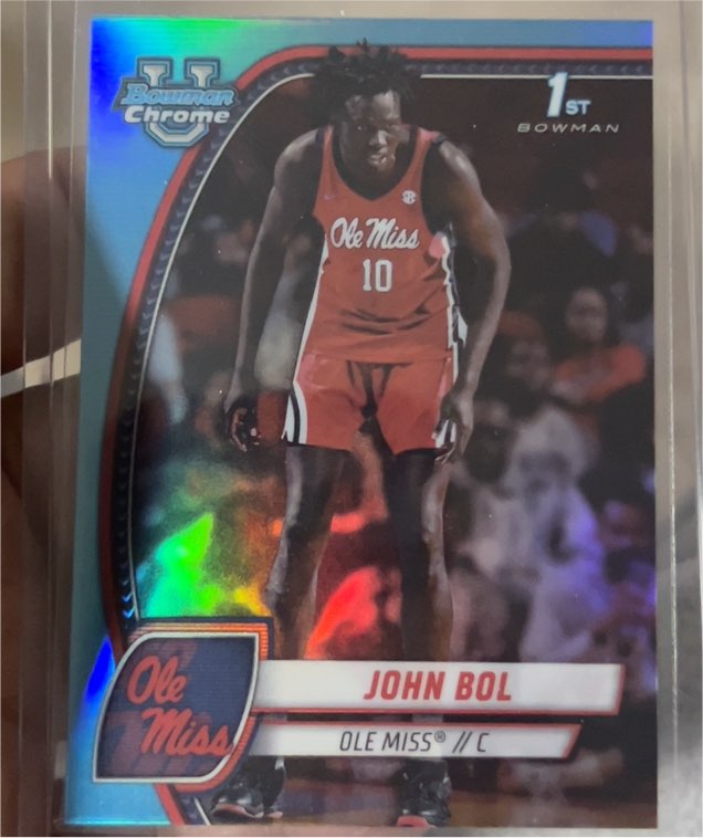 2024-25 Bowman University Chrome #31 John Bol — front