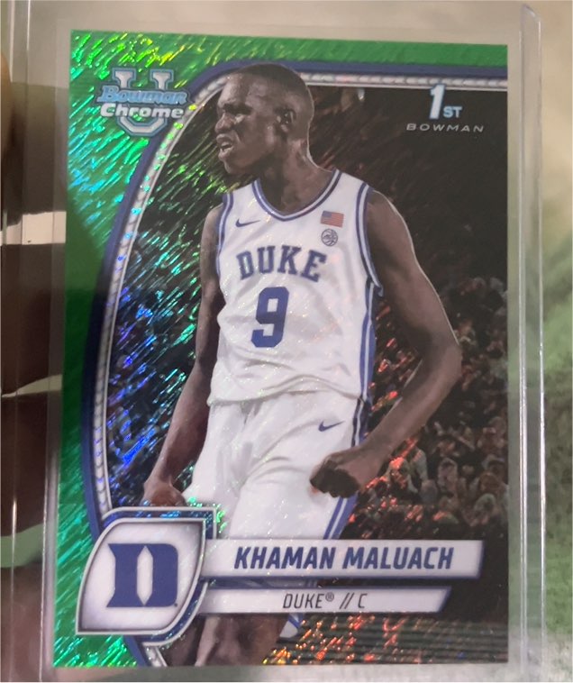 2024-25 Bowman University Chrome #46 Khaman Maluach — front