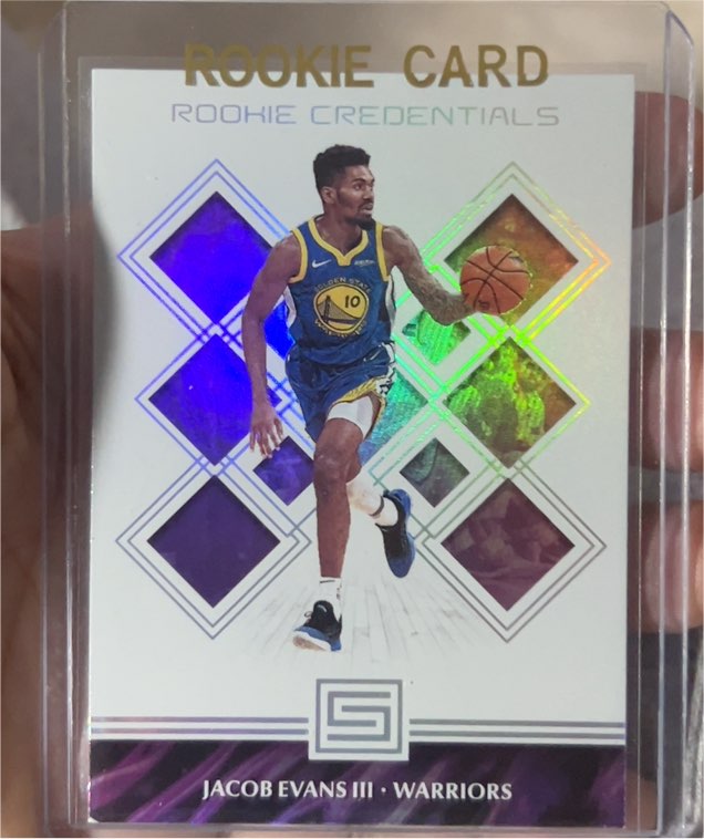 2018-19 Panini Status Rookie Credentials #10 Jacob Evans III — front