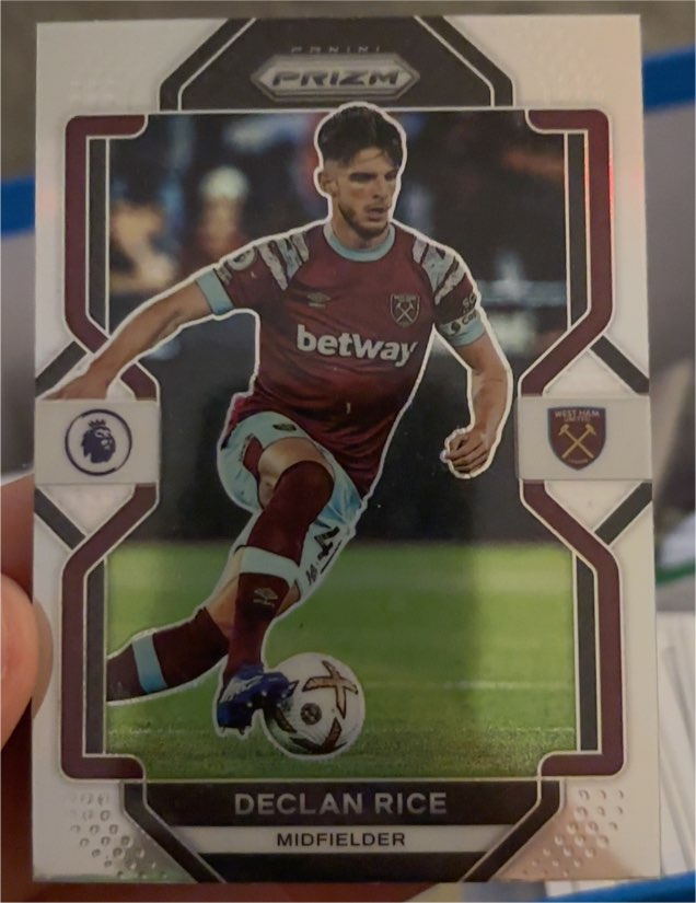 2022-23 Panini Prizm Premier League #46 Declan Rice — front