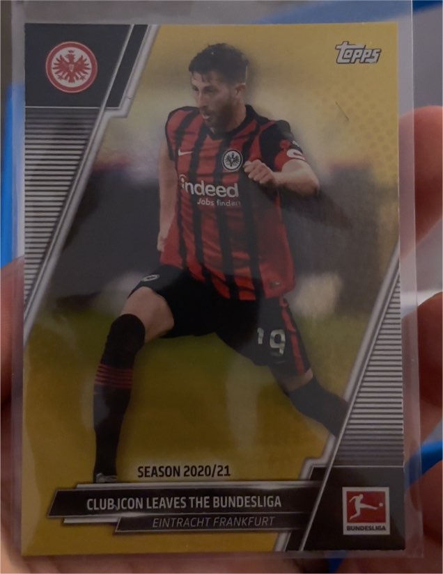 2021-22 Topps Bundesliga #181 David Abraham — front