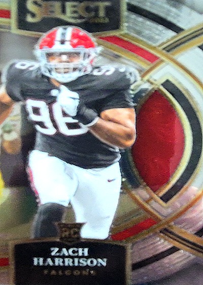 2023 Panini Select Zach Harrison Falcons — front