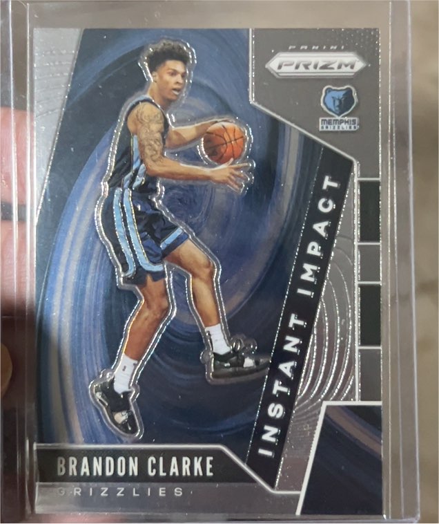 2019-20 Panini Prizm #25 Brandon Clarke Instant Impact — front