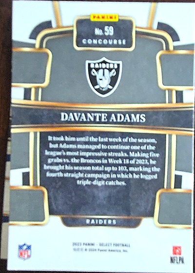 2023 Panini Select Concourse #59 Davante Adams — front