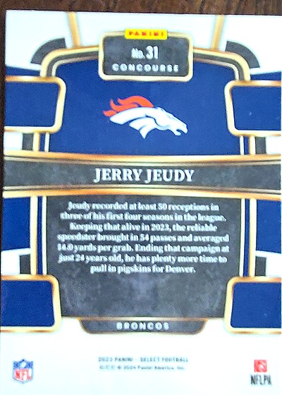 2023 Panini Select #31 Jerry Jeudy — front