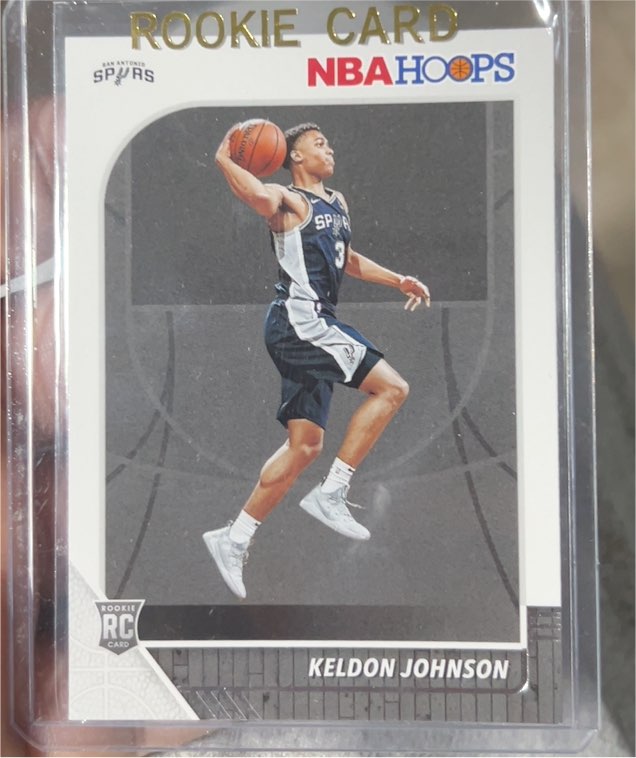 2019-20 Panini NBA Hoops #224 Keldon Johnson — front