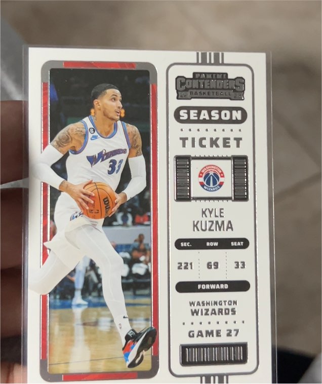 2022-23 Panini Contenders #68 Kyle Kuzma — front