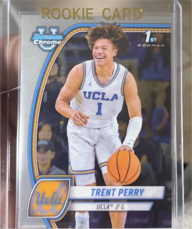 2024-25 Bowman Chrome University #67 Trent Perry — front