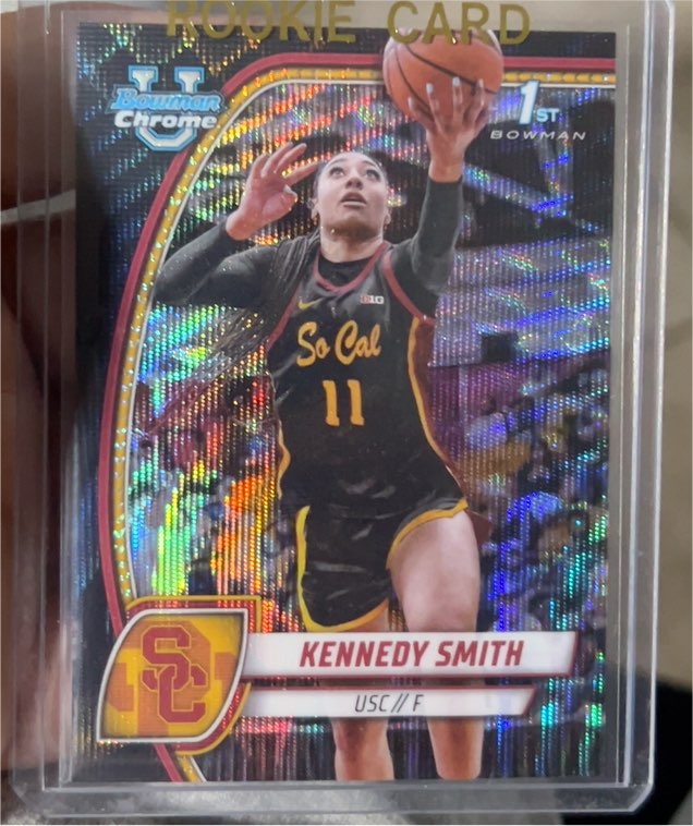 2024-25 Bowman University Chrome #44 Kennedy Smith — front