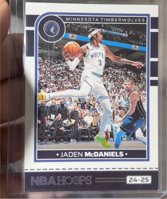 2024-25 Panini NBA Hoops #6 Jaden McDaniels — front
