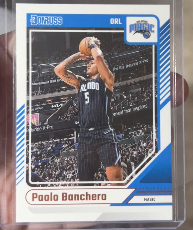 2024-25 Panini Donruss #2 Paolo Banchero Orlando Magic — front