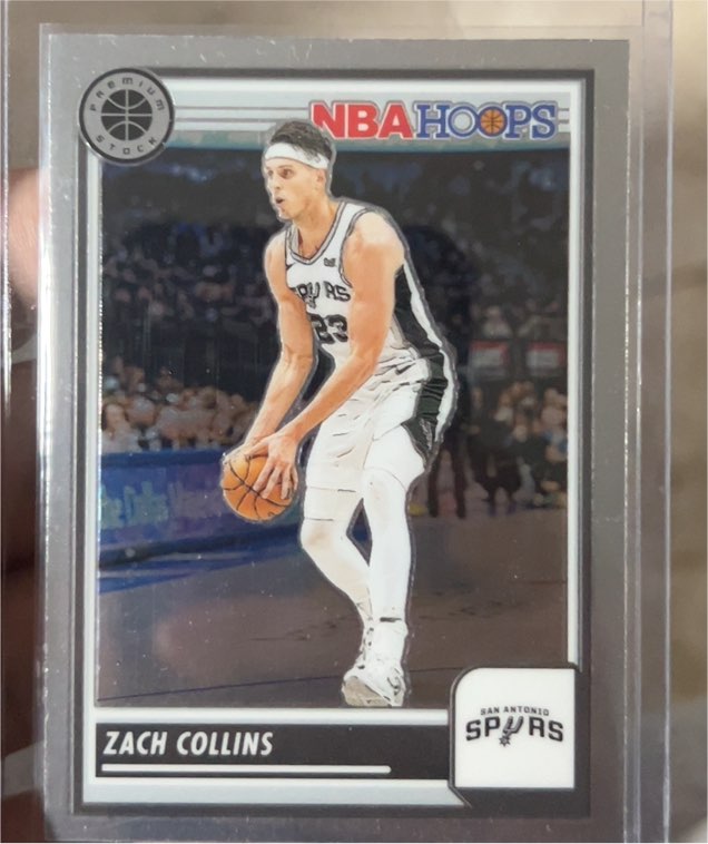 2023-24 Panini NBA Hoops Premium Stock #241 Zach Collins — front