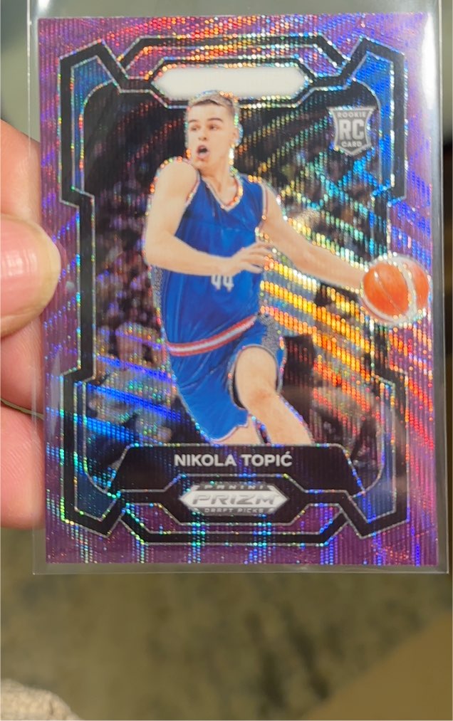 2024 Panini Prizm Draft Picks #10 Nikola Topic — front