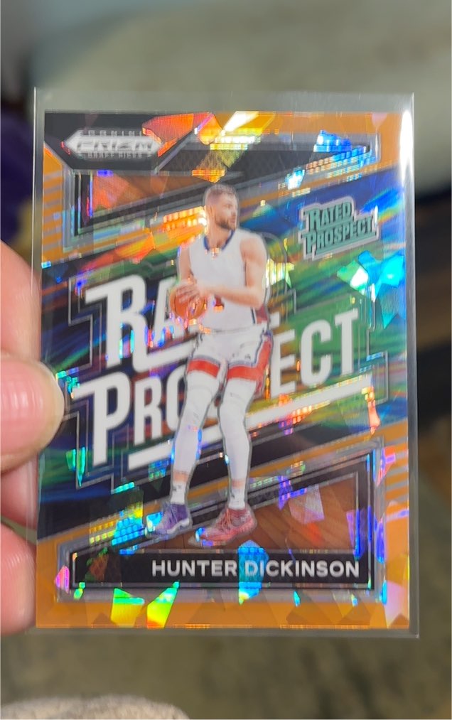 2024 Panini Prizm Draft Picks #5 Hunter Dickinson Rated Prospect — front