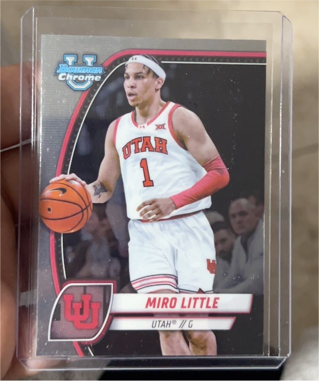 2024-25 Bowman Chrome University #79 Miro Little — front