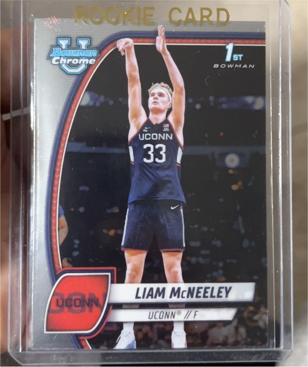 2024-25 Bowman Chrome #52 Liam McNeeley — front