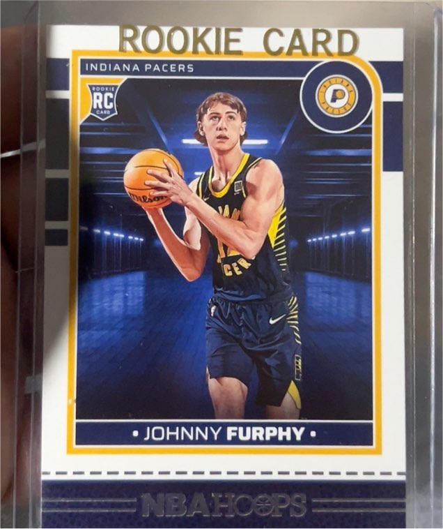 2024-25 Panini NBA Hoops #265 Johnny Furphy — front