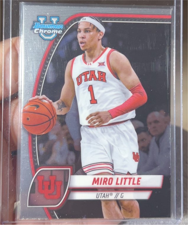 2024-25 Bowman Chrome University #79 Miro Little — front