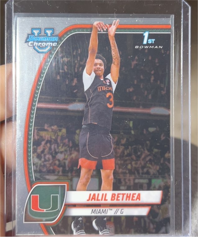 2024-25 Bowman Chrome University #28 Jalil Bethea — front