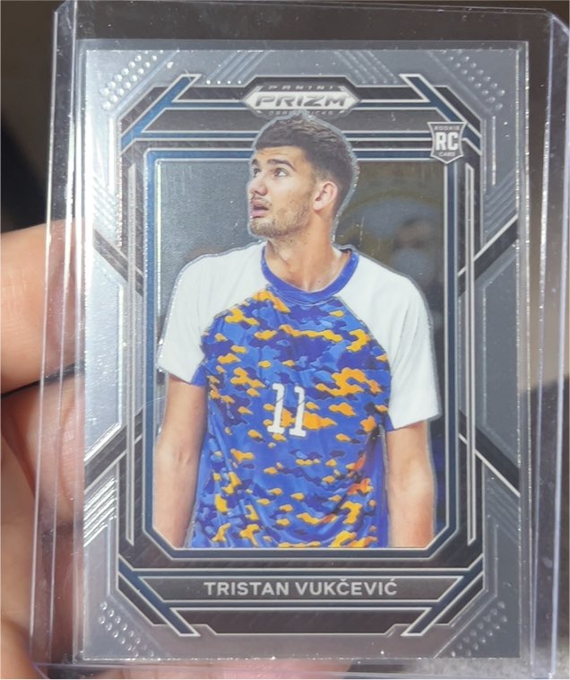 2023-24 Panini Prizm Draft Picks #38 Tristan Vukčević — front