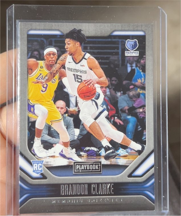 2019-20 Panini Chronicles Playbook #190 Brandon Clarke — front