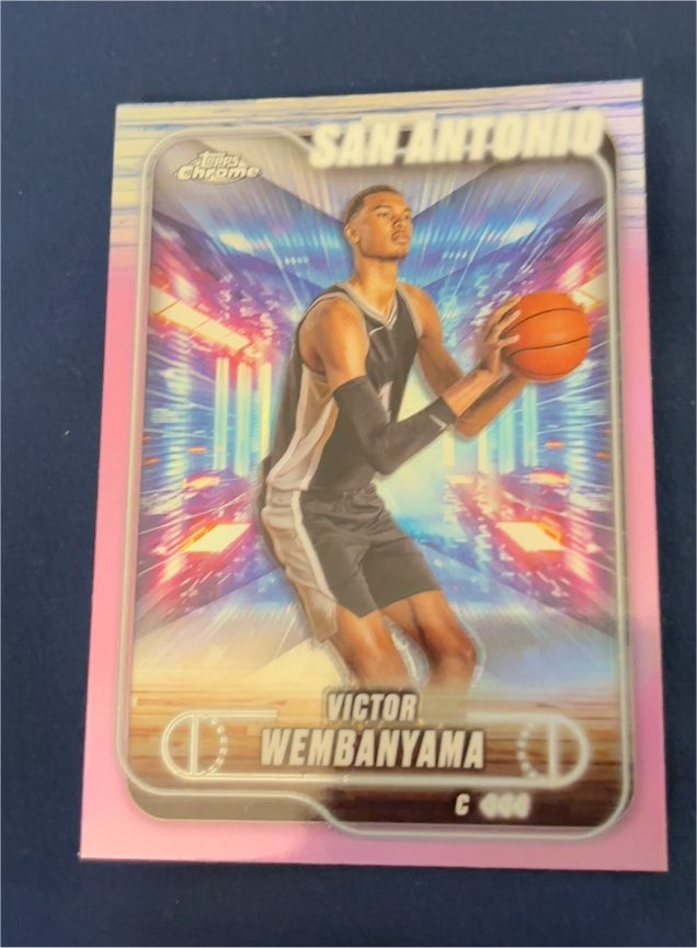 2024-25 Topps Chrome #193 Victor Wembanyama — front