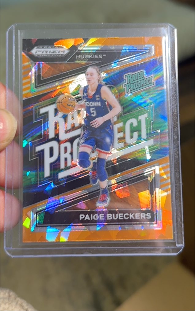 2024 Panini Prizm Draft Picks Rated Prospect #2 Paige Bueckers — front