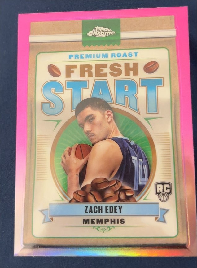 2024-25 Topps Chrome Basketball - Fresh Start #FS-7 Zach Edey (RC) — front