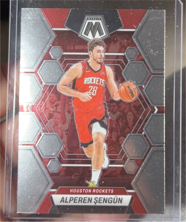 2022-23 Panini Mosaic #41 Alperen Sengun — front