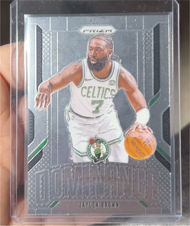 2024-25 Panini Prizm Dominance #6 Jaylen Brown — front
