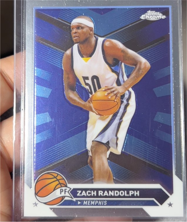 2023-24 Topps Chrome #118 Zach Randolph — front