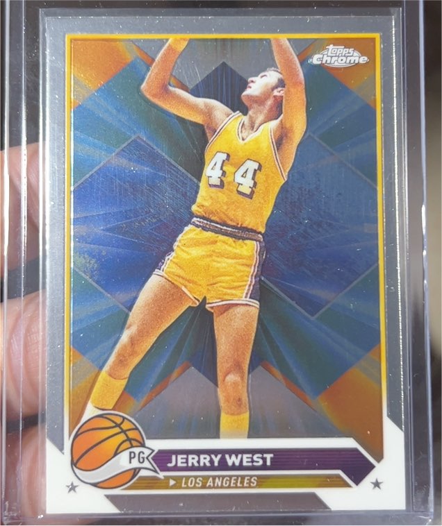 2023-24 Topps Chrome #125 Jerry West — front