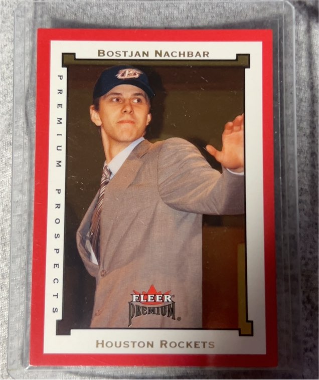 2002-03 Fleer Premium #125 Bostjan Nachbar — front