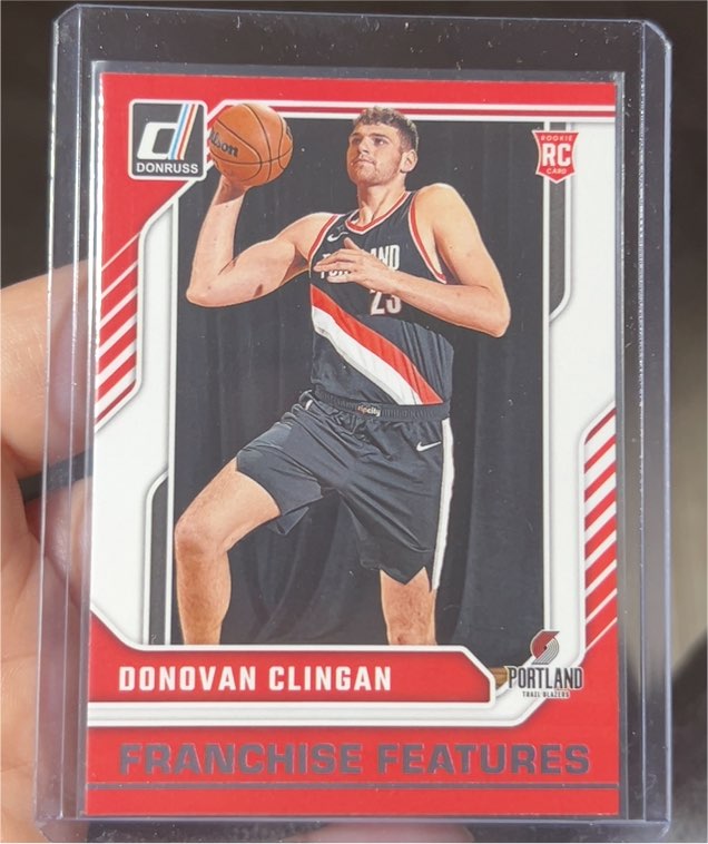 2024-25 Panini Donruss #2 Donovan Clingan Franchise Features Rookie RC — front