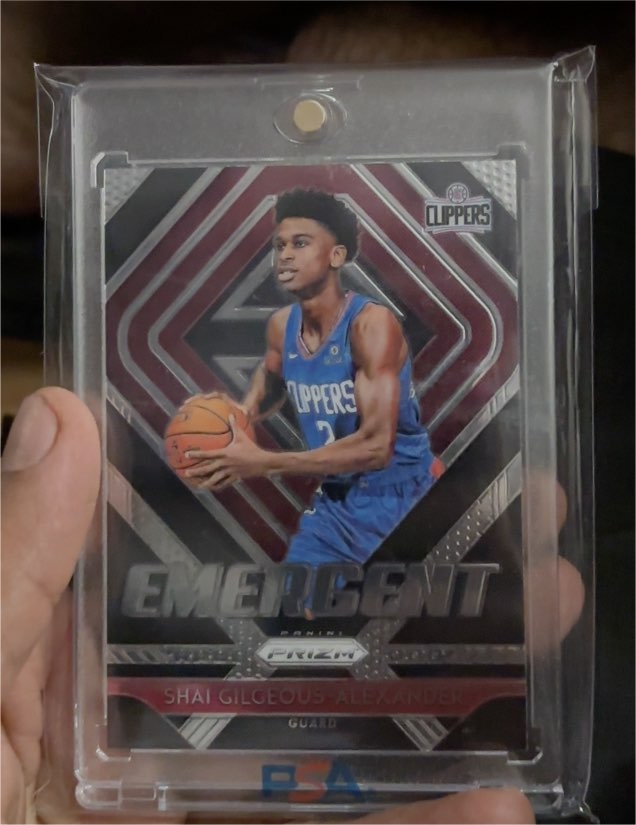 2018-19 Panini Prizm #11 Shai Gilgeous Alexander Emergent Rookie — front
