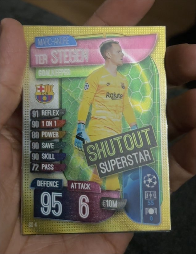 2019-20 Topps Match Attax #SO4 Marc-André ter Stegen — front