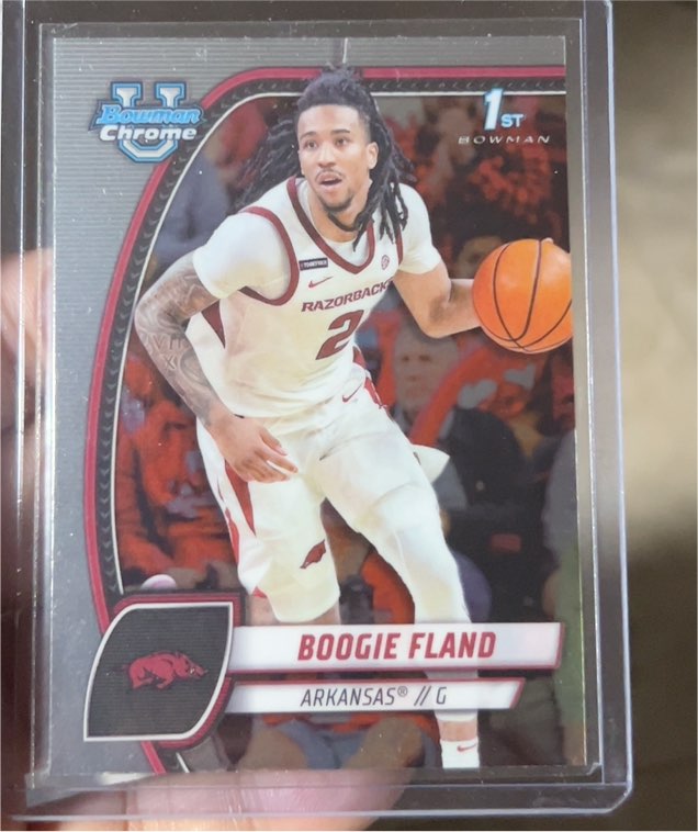2024-25 Bowman Chrome University #11 Boogie Fland — front