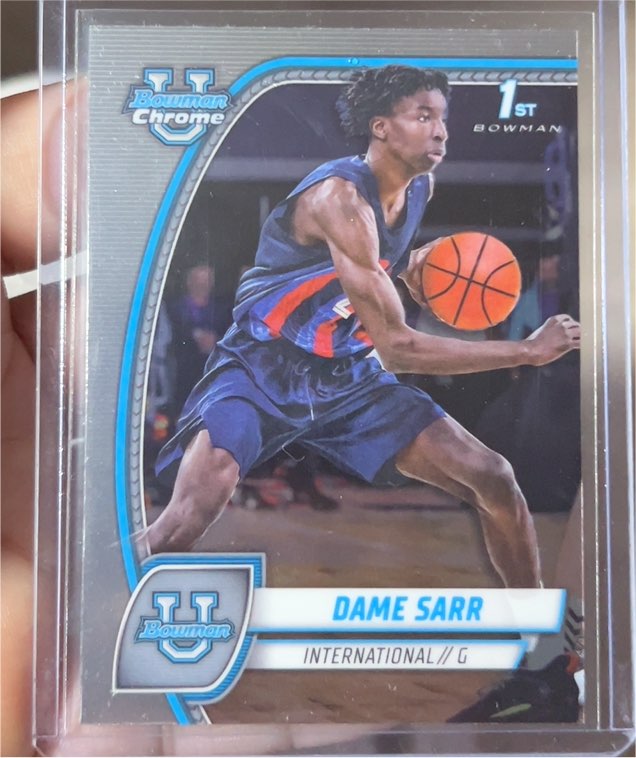 2024 Bowman Chrome U #17 Dame Sarr — front