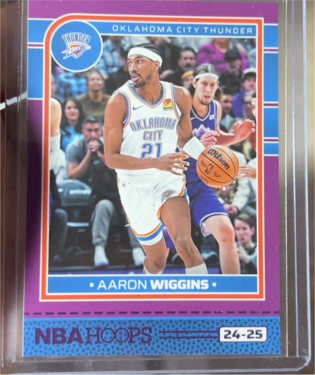 2024-25 Panini NBA Hoops #192 Aaron Wiggins — front