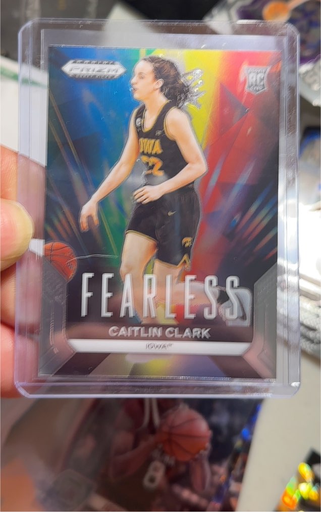 2024 Panini Prizm Draft Picks #24 Caitlin Clark Fearless — front