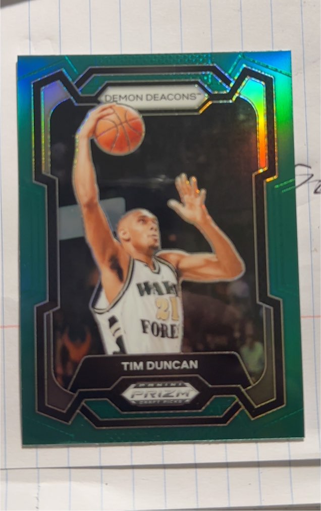 2024 Panini Prizm Draft Picks #63 Tim Duncan — front