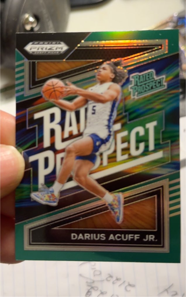 2024 Panini Prizm Draft Picks #7 Darius Acuff Jr. Rated Prospect — front