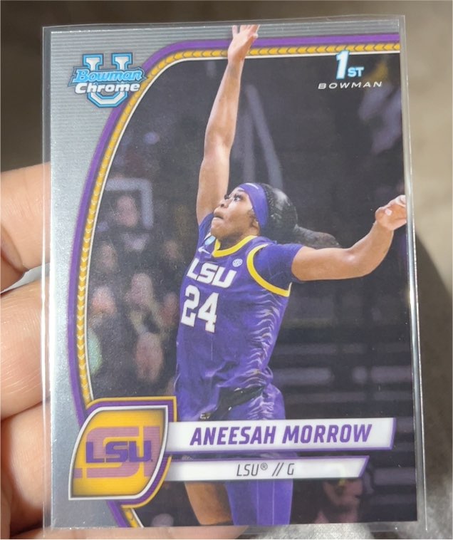 2024-25 Bowman Chrome University #6 Aneesah Morrow — front