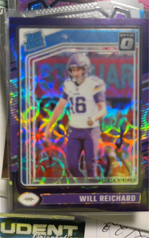 2024 Panini Donruss Optic #297 Will Reichard — front