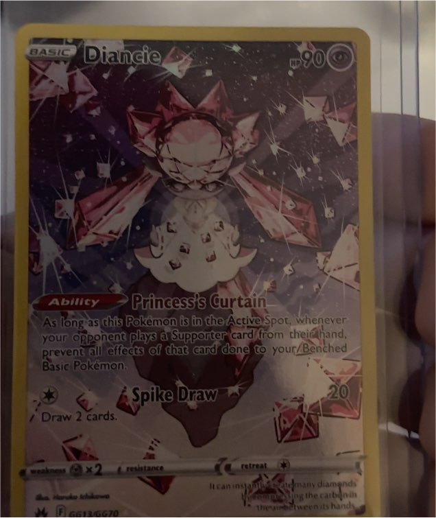 2023 Pokémon Crown Zenith #GG13 Diancie — front