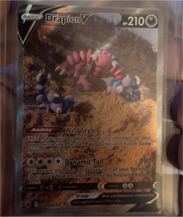 2023 Pokémon Crown Zenith #GG49 Drapion V — front