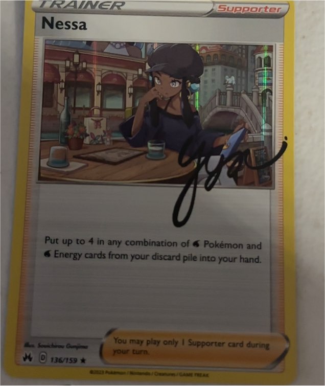 2023 Pokémon Crown Zenith #136 Nessa — front