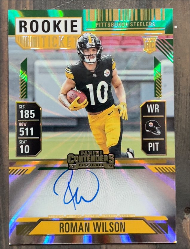 2024 Panini Contenders Rookie Ticket Roman Wilson — front