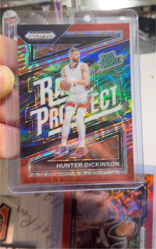 2024 Panini Prizm Draft Picks #5 Hunter Dickinson Rated Prospect — front